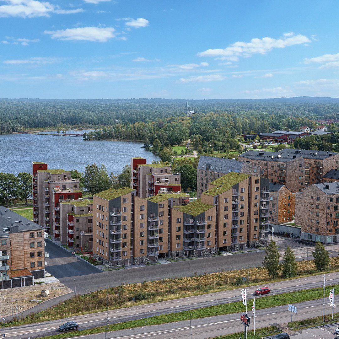 Exteriör bild över Granitor Properties bostäder Brf Biologen 1 i Växjö