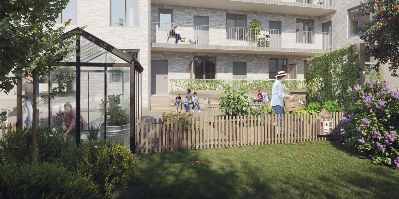 Interiör bild över Granitor Properties bostäder Brf Stadsgränden i Trelleborg