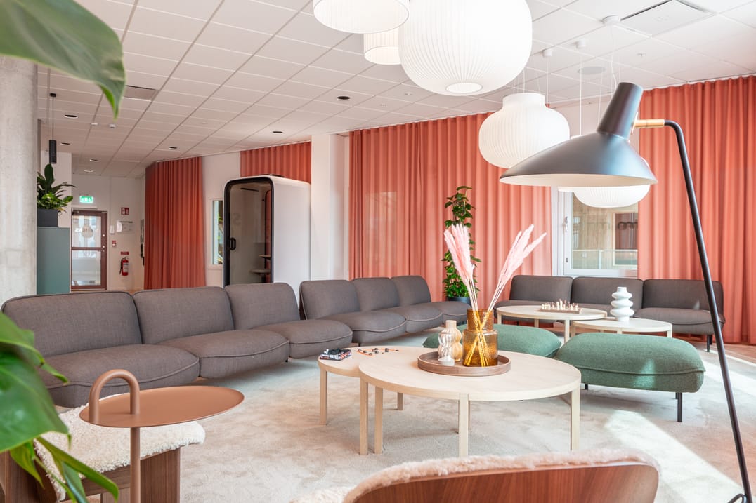 Kontorsinspiration lounge