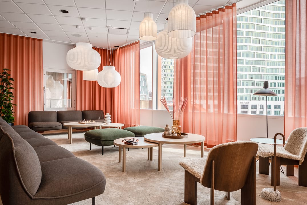 Kontorsinspiration lounge