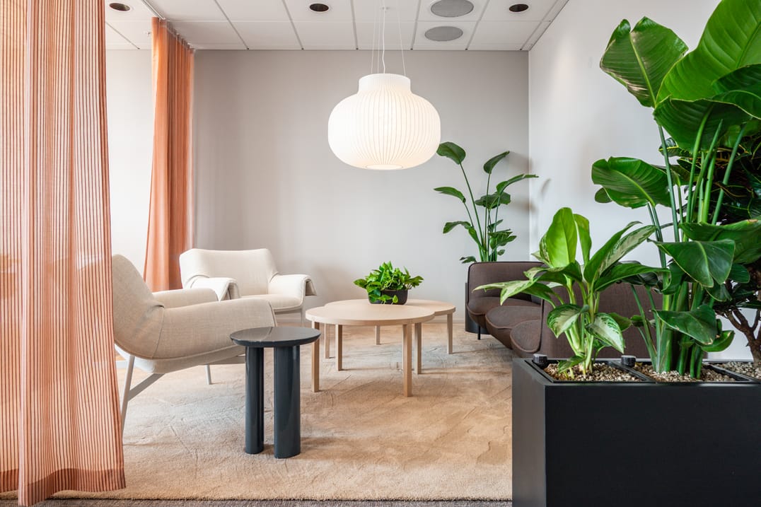 Kontorsinspiration lounge