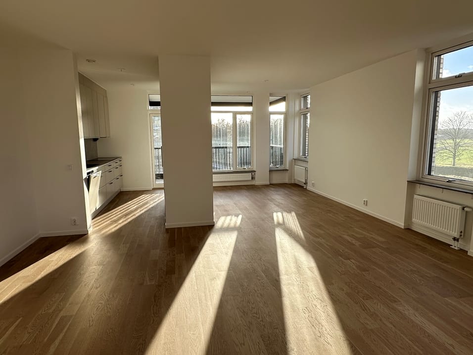 Mycket ljus i den öppna planlösningen