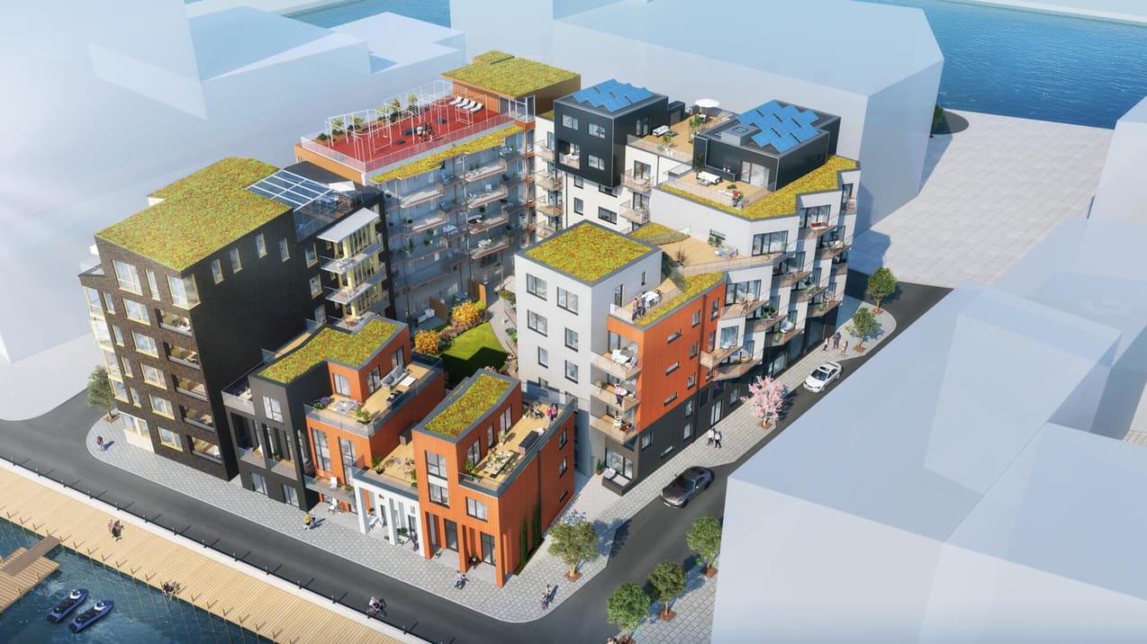 Exteriör bild över Granitor Properties bostäder Brf Oceanpiren i Helsingborg
