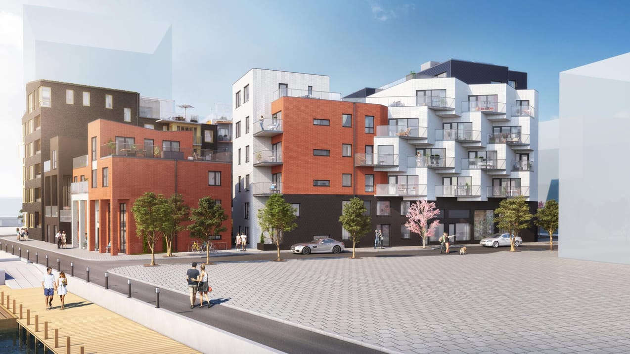 Exteriör bild över Granitor Properties bostäder Brf Oceanpiren i Helsingborg