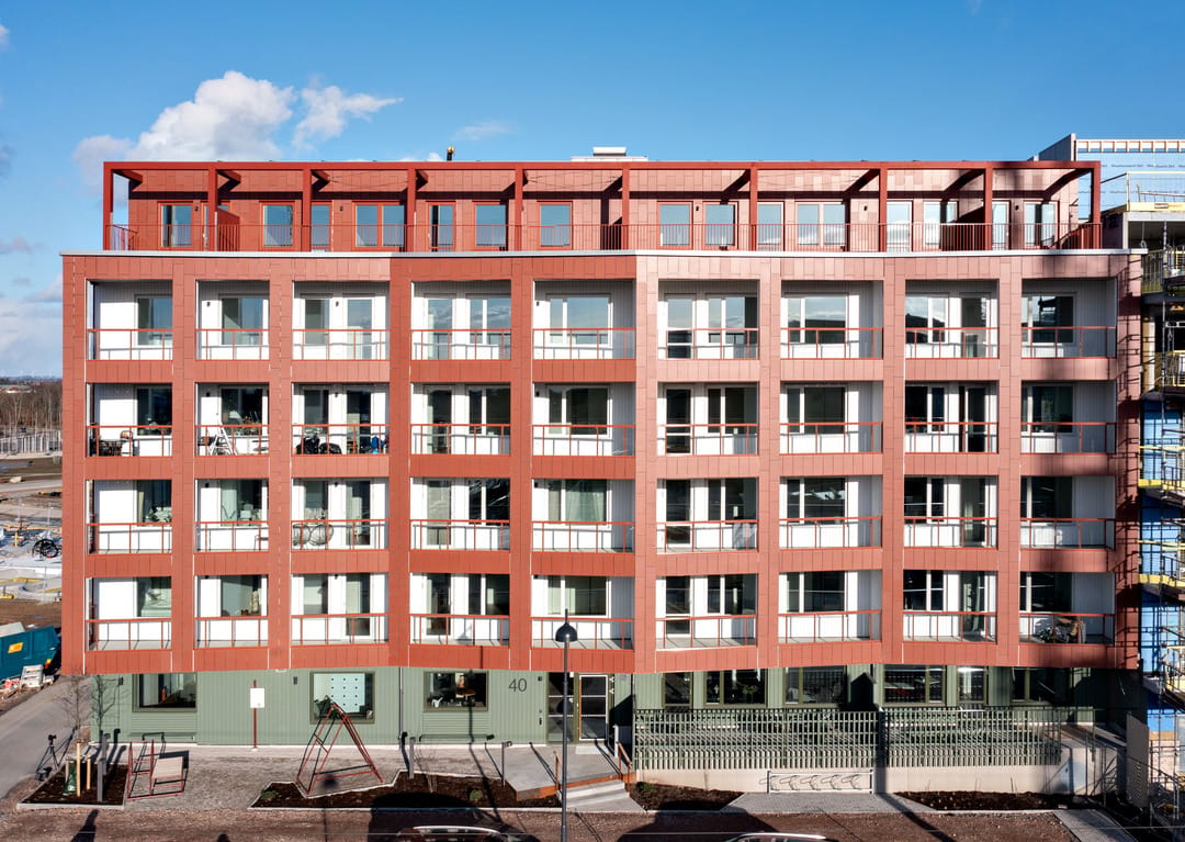 Granitor Properties energisnåla bostäder Brf Life i Brunnshög i Lund