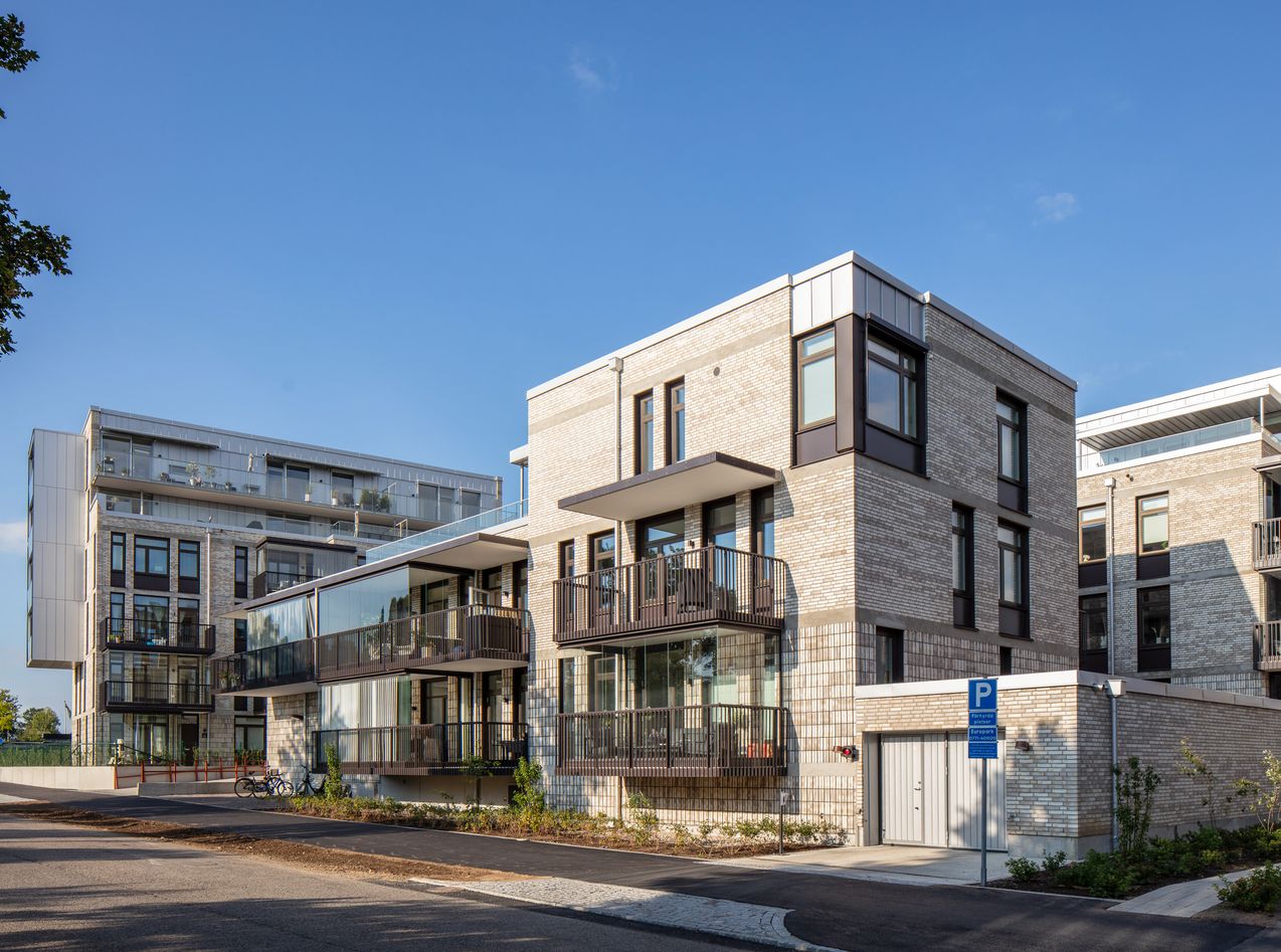 Exteriör bild över Granitor Properties bostäder Brf Pålsjöängar i Helsingborg