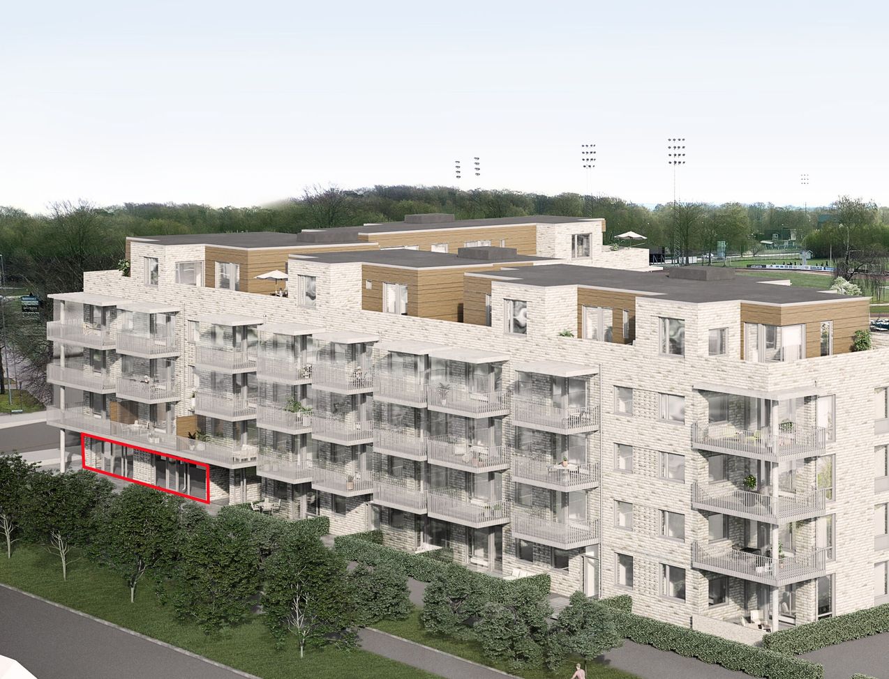 Exteriör bild över Granitor Properties Brf Solgården i Ängelholm 