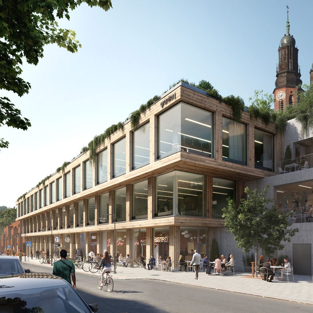 Områdesbild över Stockholm
