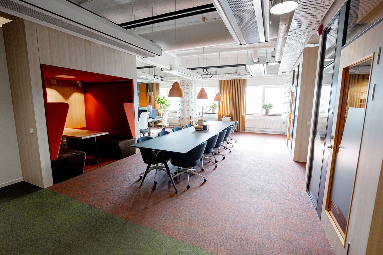 I vårt coworking finns plats att slå sig ned där det passar