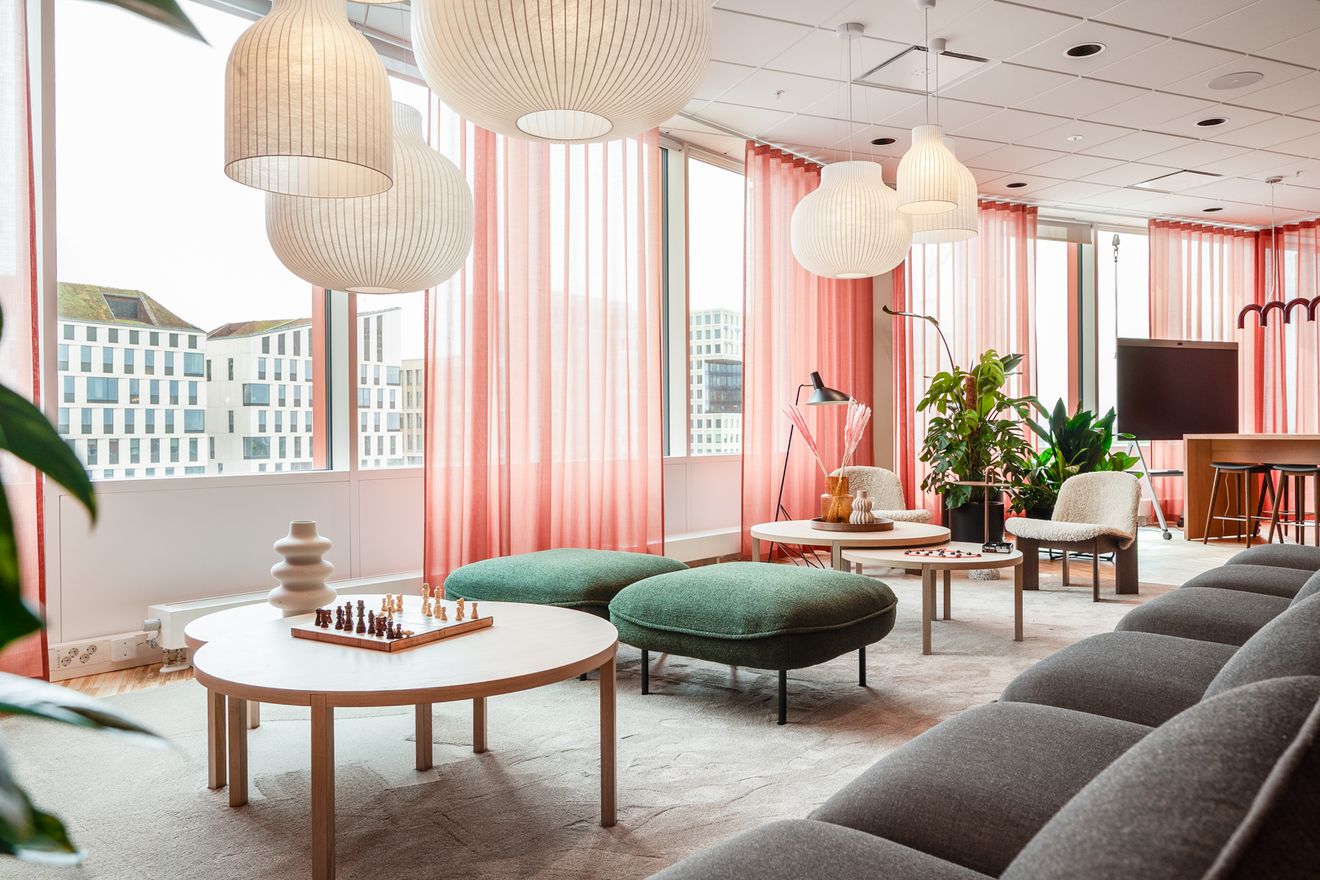 Kontorsinspiration lounge