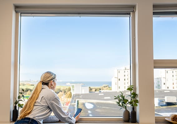 Strålande utsikt från flera av våra kontorslokaler