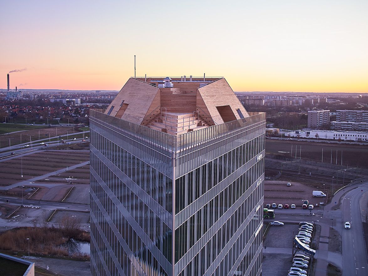 The Edge på en populär plats i Hyllie