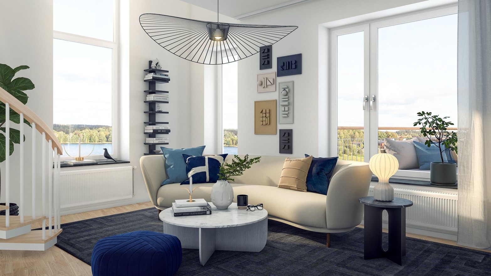 Interiör bild över Granitor Properties bostäder Brf Biologen 1 i Växjö