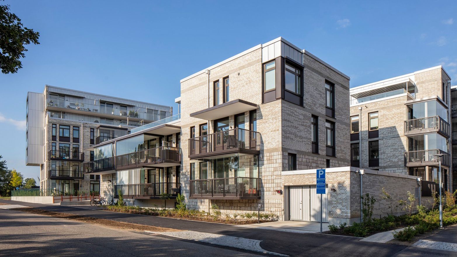 Exteriör bild över Granitor Properties bostäder Brf Pålsjöängar i Helsingborg