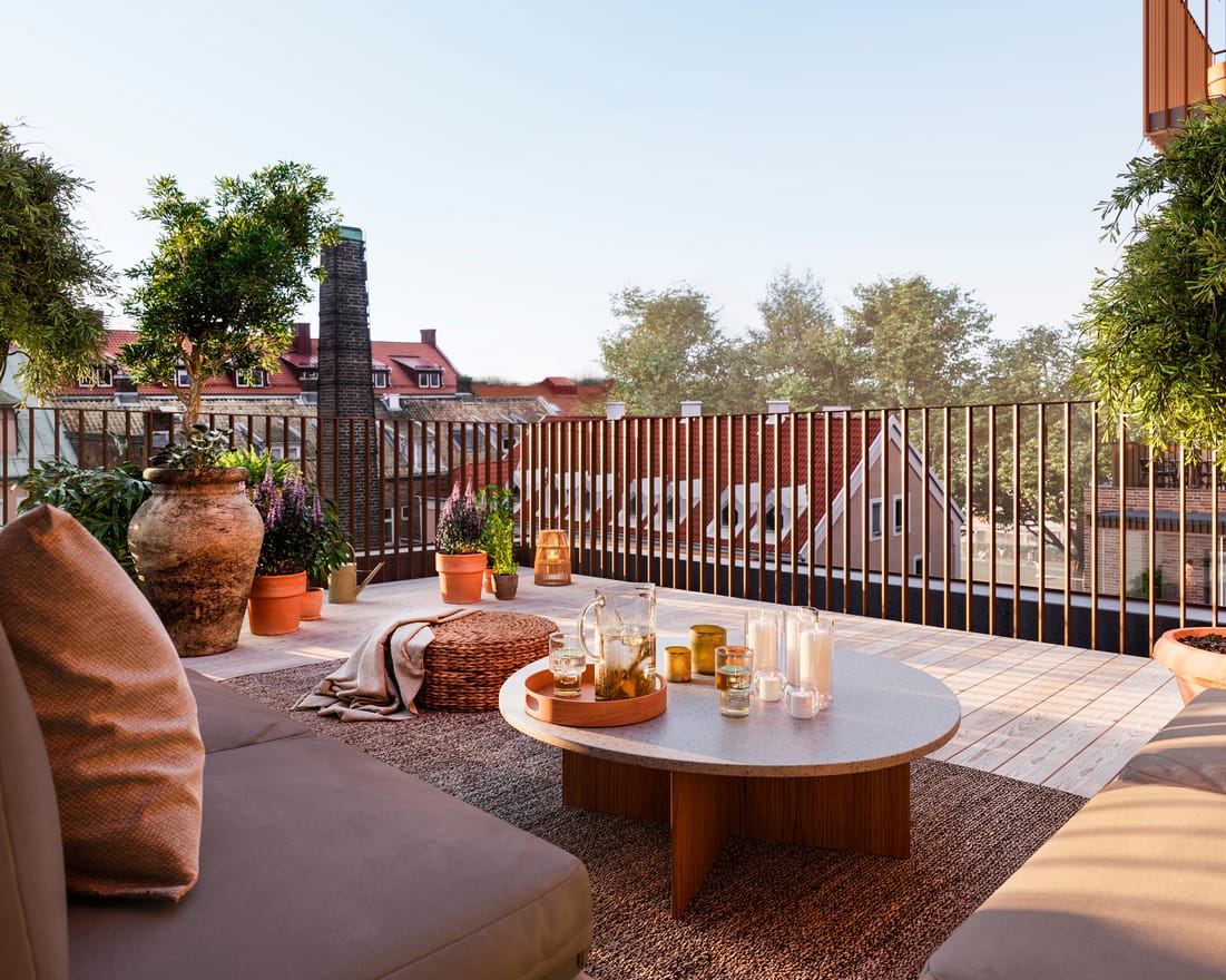 Badrum i Granitor Properties bostäder Brf Parkskolan i Ängelholm