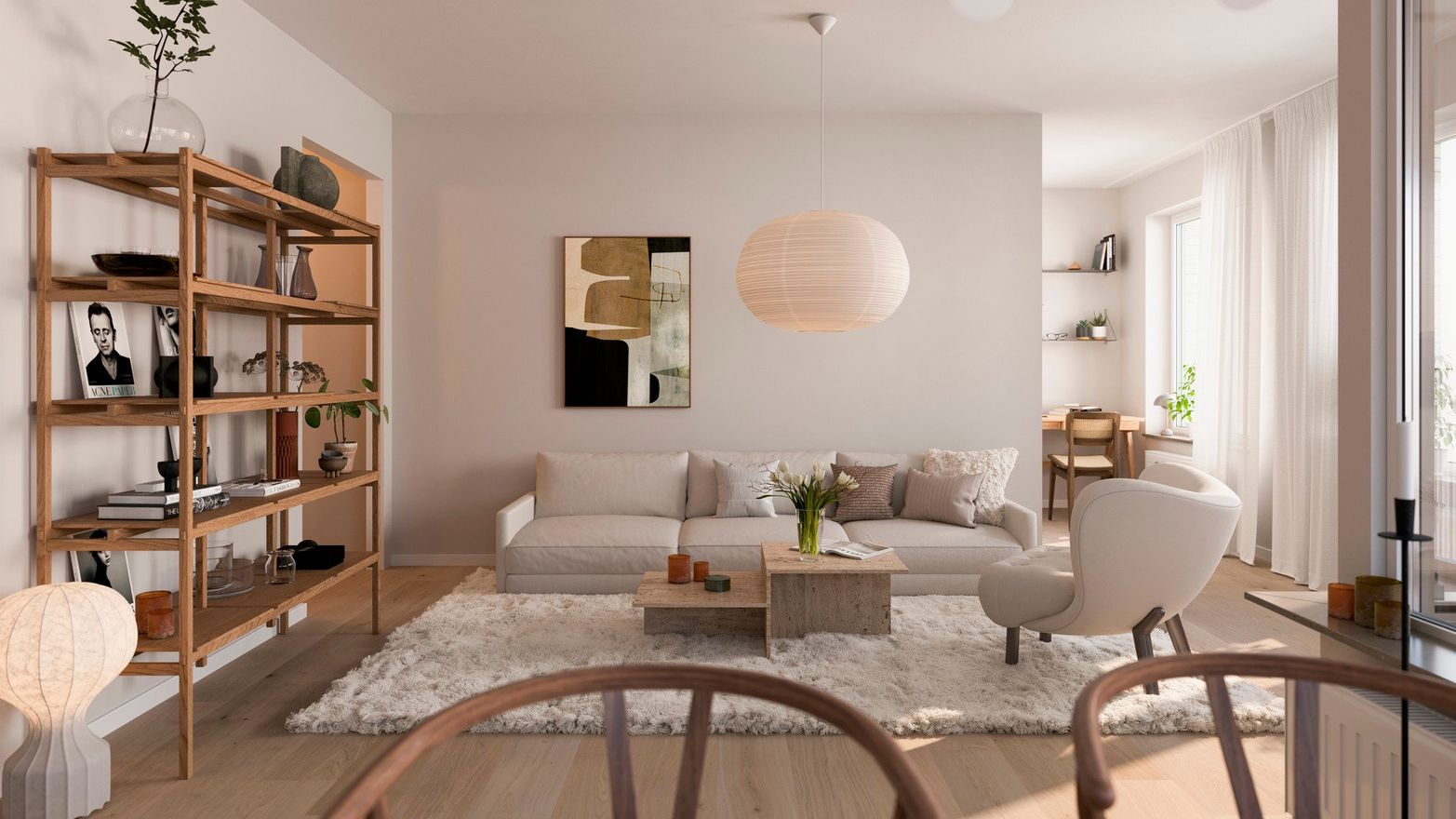 Interiör bild över Granitor Properties bostäder Brf Strandsnäckan i Landskrona