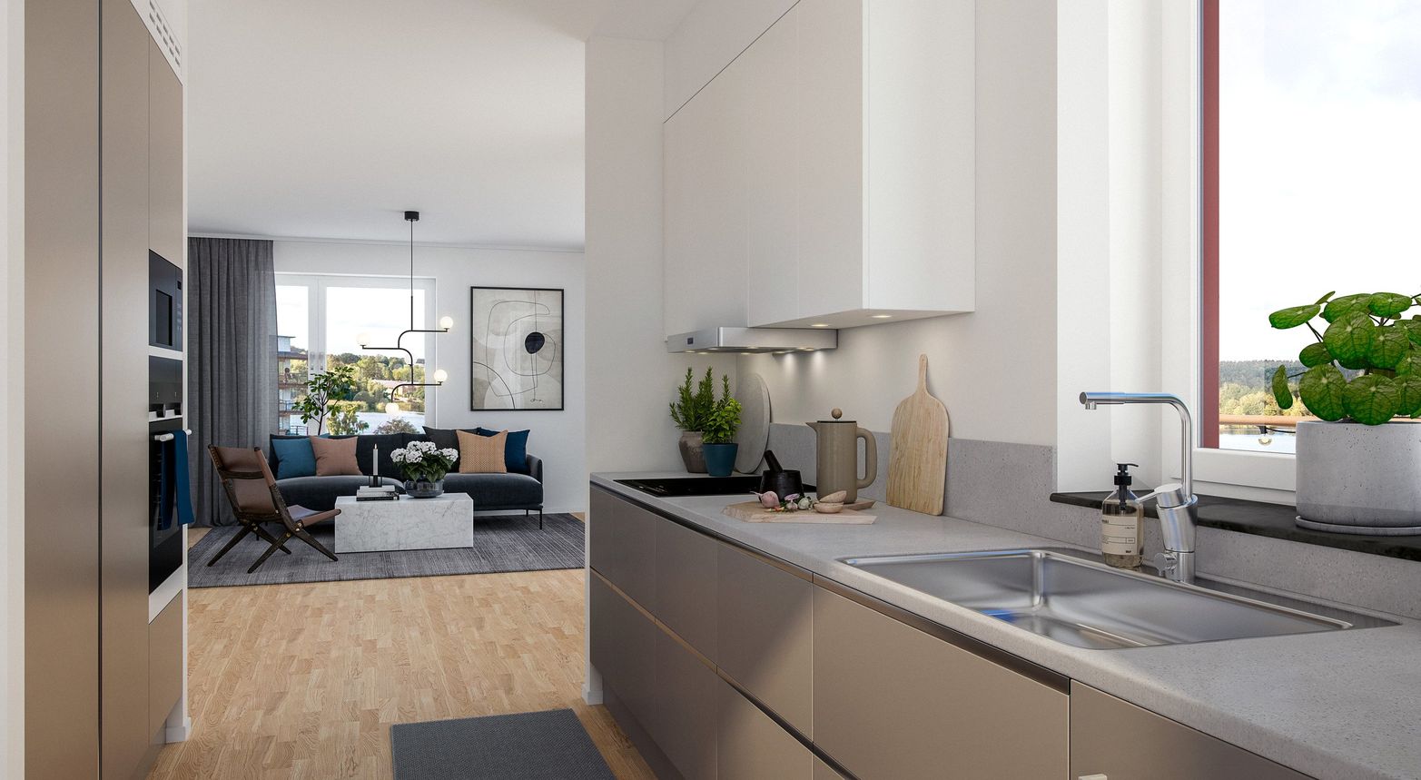 Exteriör bild över Granitor Properties bostäder Brf Biologen 1 i Växjö