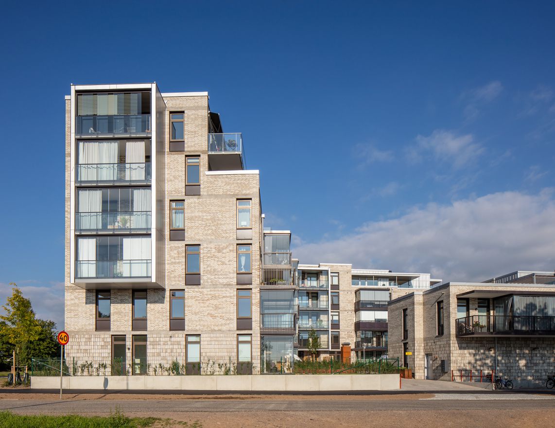 Exteriör bild över Granitor Properties bostäder Brf Pålsjöängar i Helsingborg