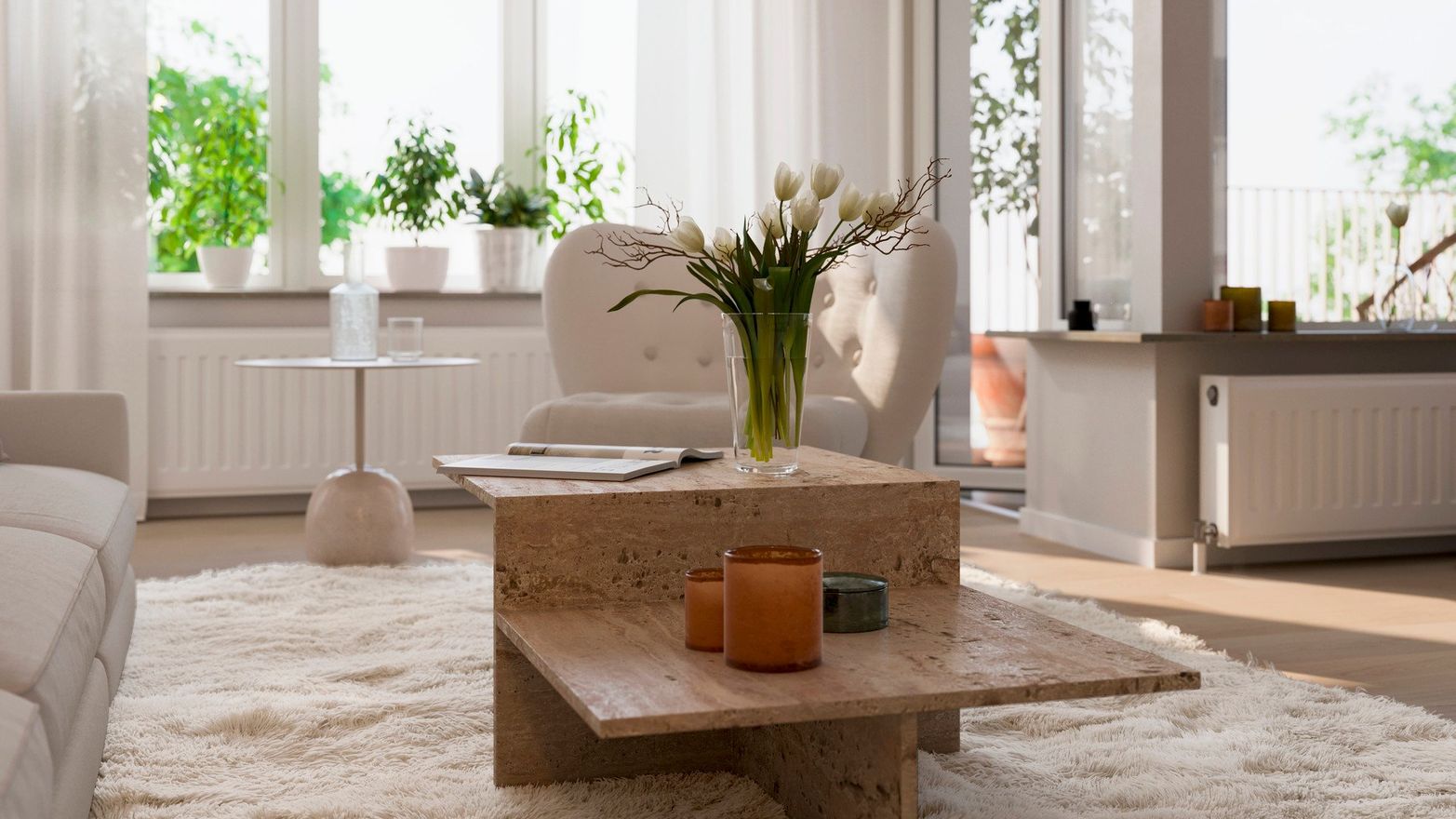 Interiör bild över Granitor Properties bostäder Brf Strandsnäckan i Landskrona