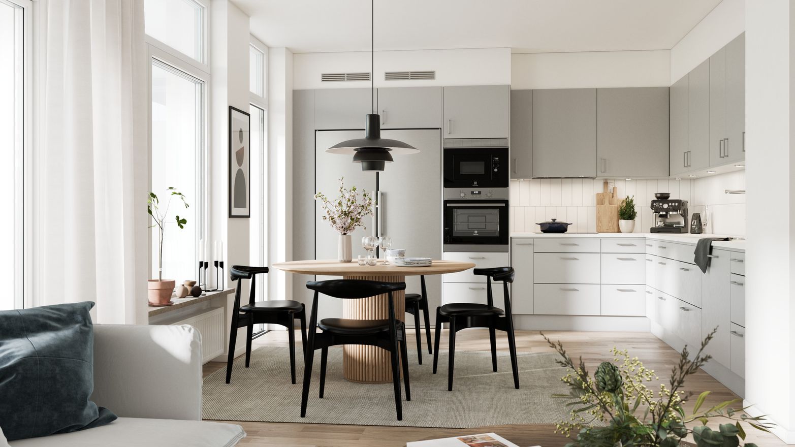 Interiör bild över Granitor Properties bostäder Brf Pålsjöängar i Helsingborg