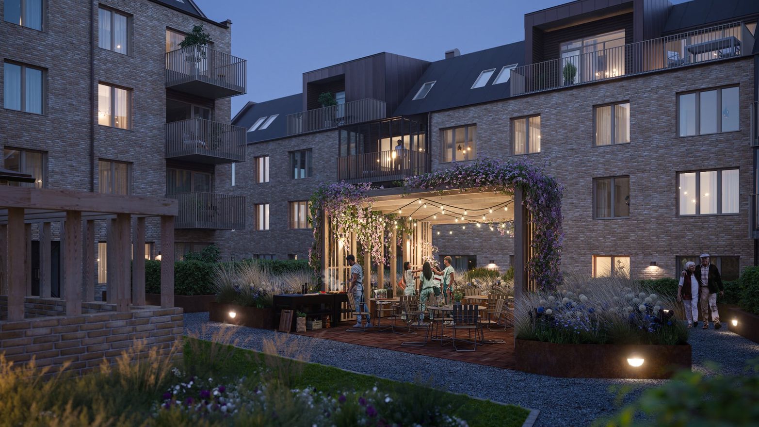 Exteriör bild över Granitor Properties bostäder Brf Strandsnäckan i Landskrona