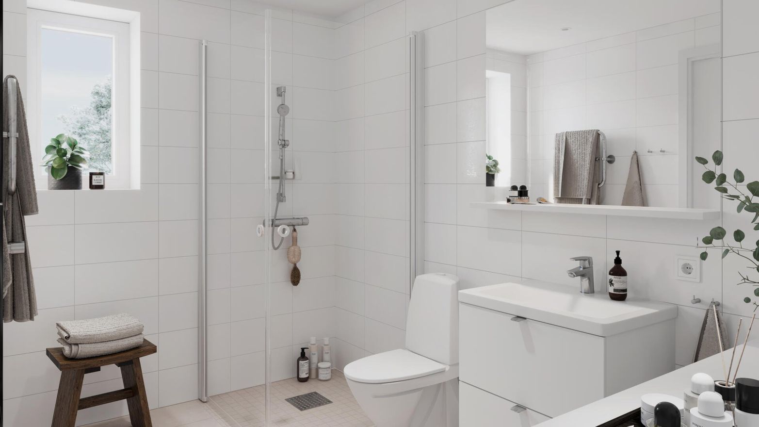 Interiör bild över Granitor Properties bostäder Brf Vyn i Höganäs