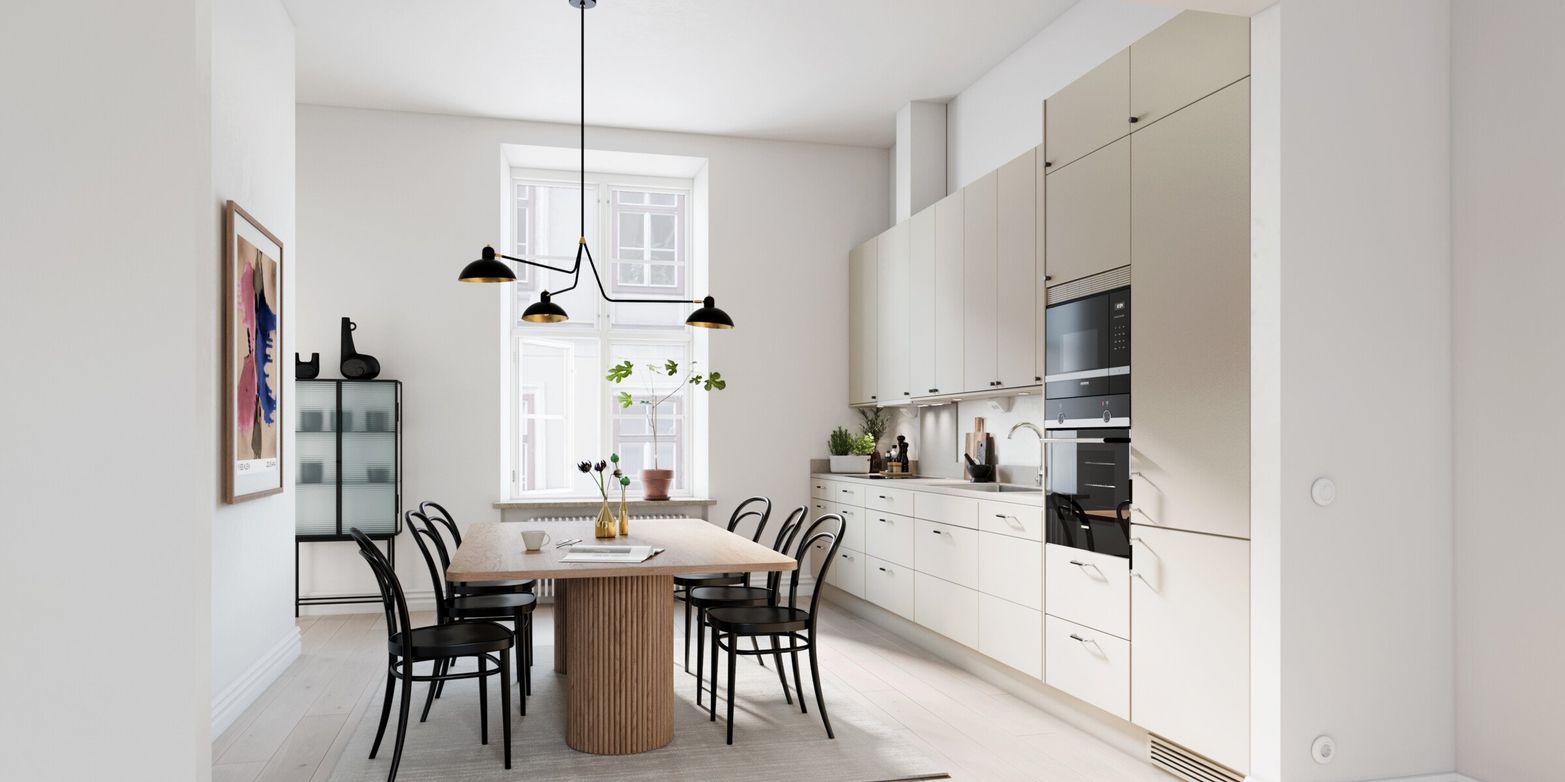 Interiör bild över Granitor Properties bostäder Brf Maria Magle i Lund