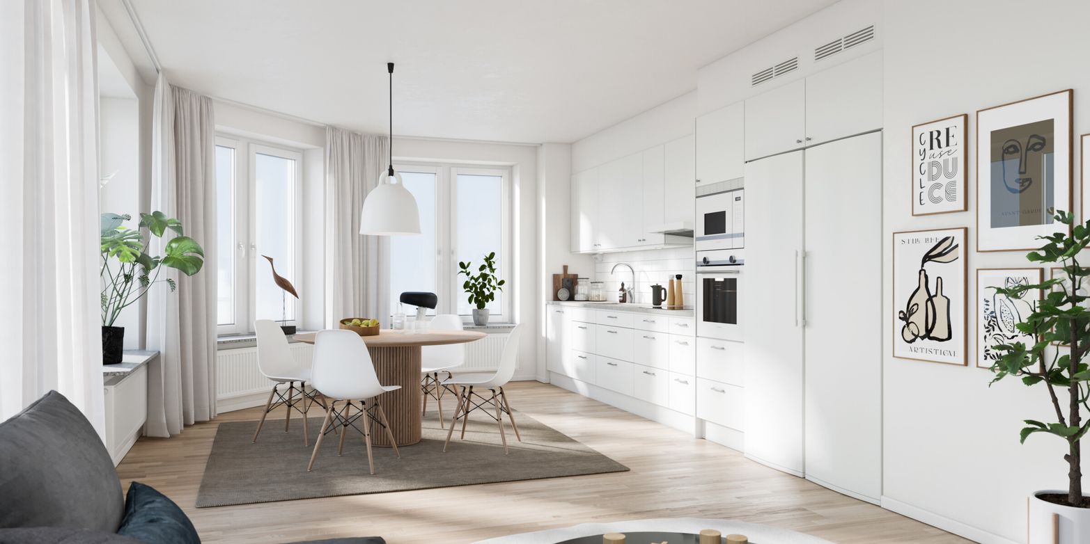 Interiör bild över Granitor Properties bostäder Brf Stadsgränden i Trelleborg