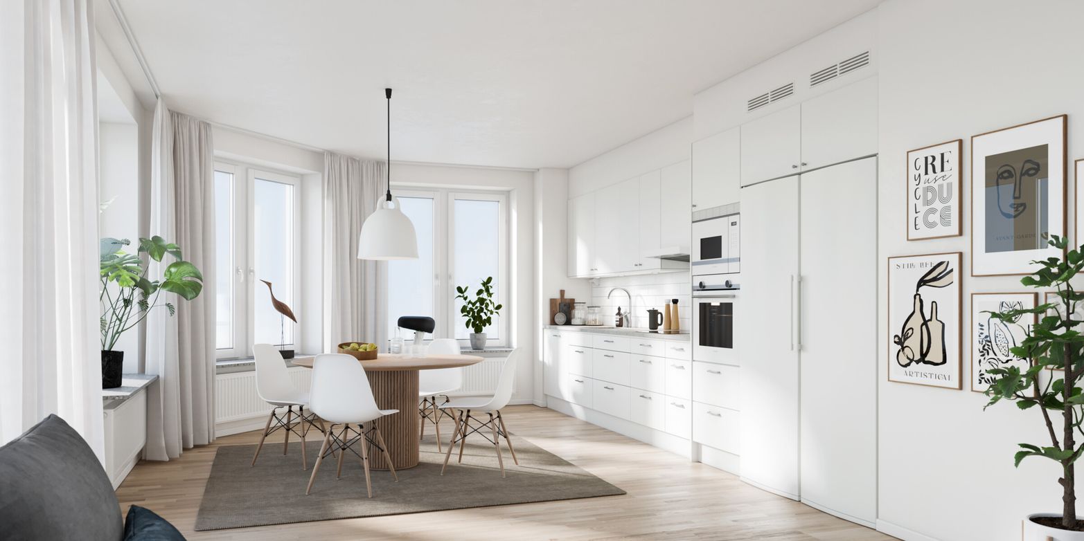 Interiör bild över Granitor Properties bostäder Brf Stadsgränden i Trelleborg