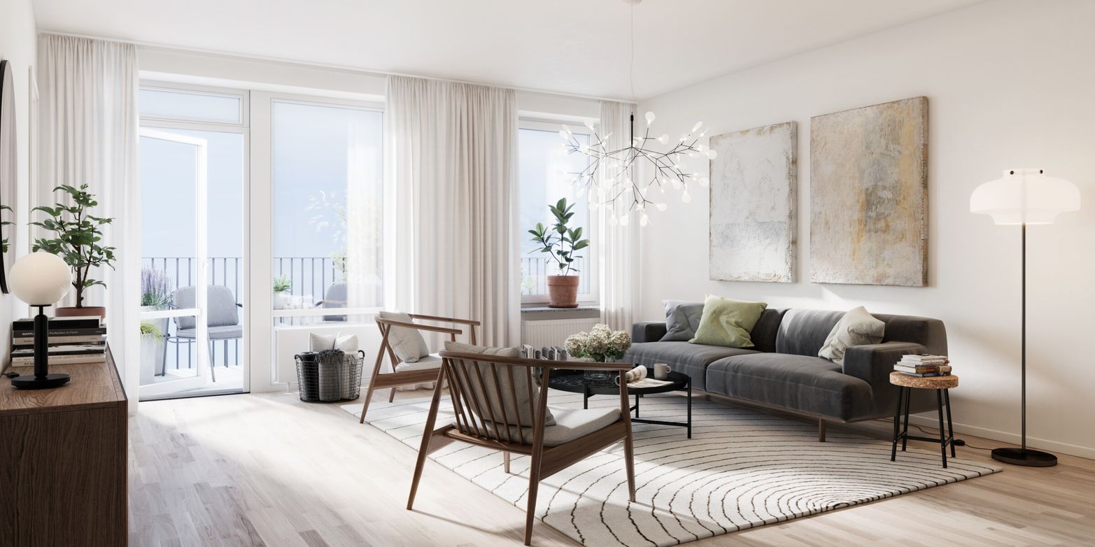 Interiör bild över Granitor Properties bostäder Brf Stadsgränden i Trelleborg