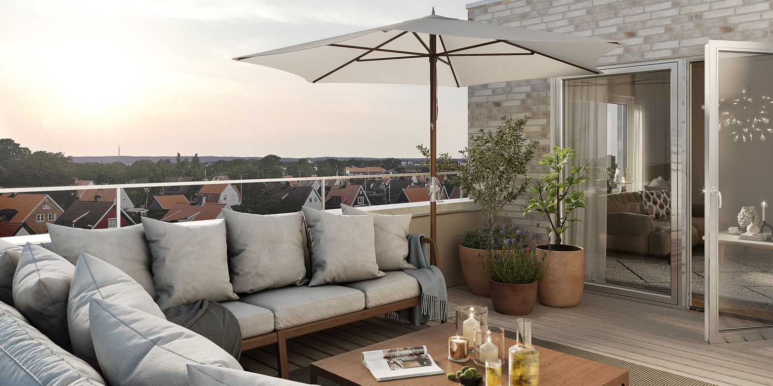 Exteriör bild över Granitor Properties Brf Solgården i Ängelholm 