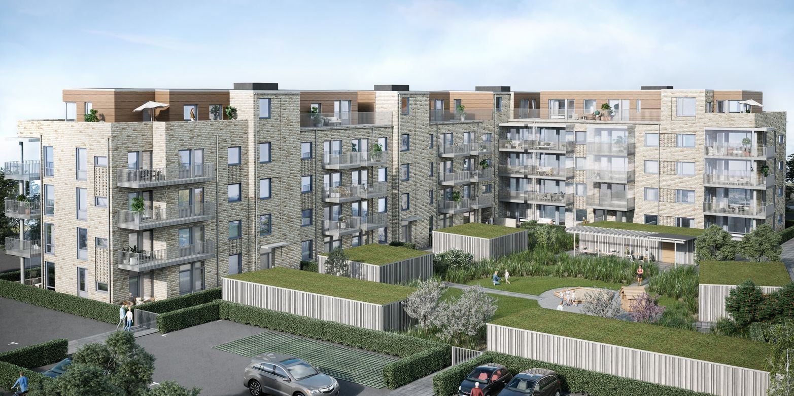 Exteriör bild över Granitor Properties Brf Solgården i Ängelholm 