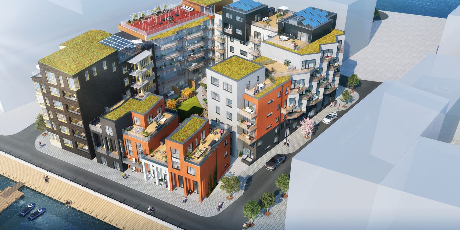 Exteriör bild över Granitor Properties bostäder Oceanvillorna i Helsingborg