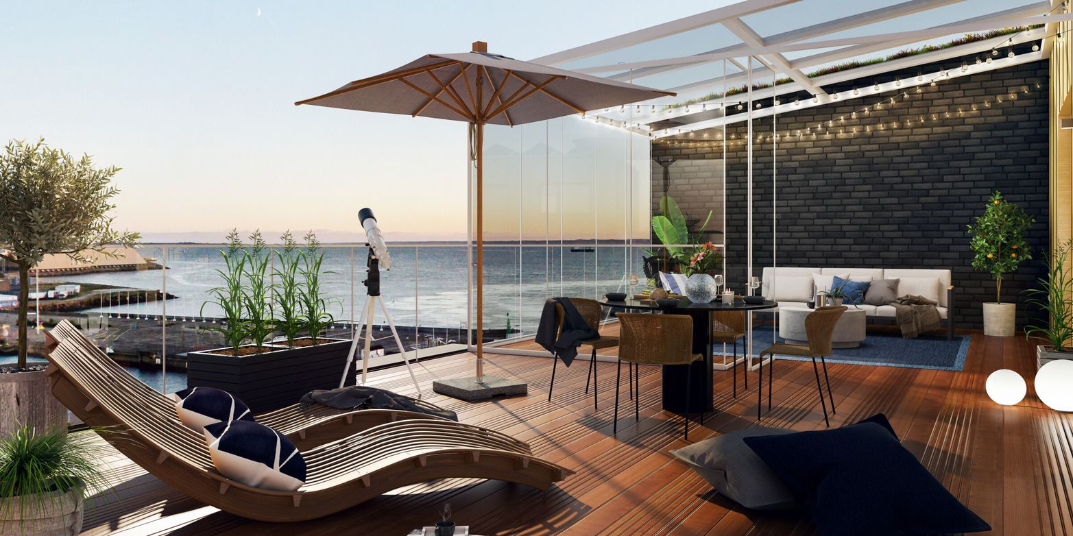 Exteriör bild över Granitor Properties bostäder Brf Oceanpiren i Helsingborg