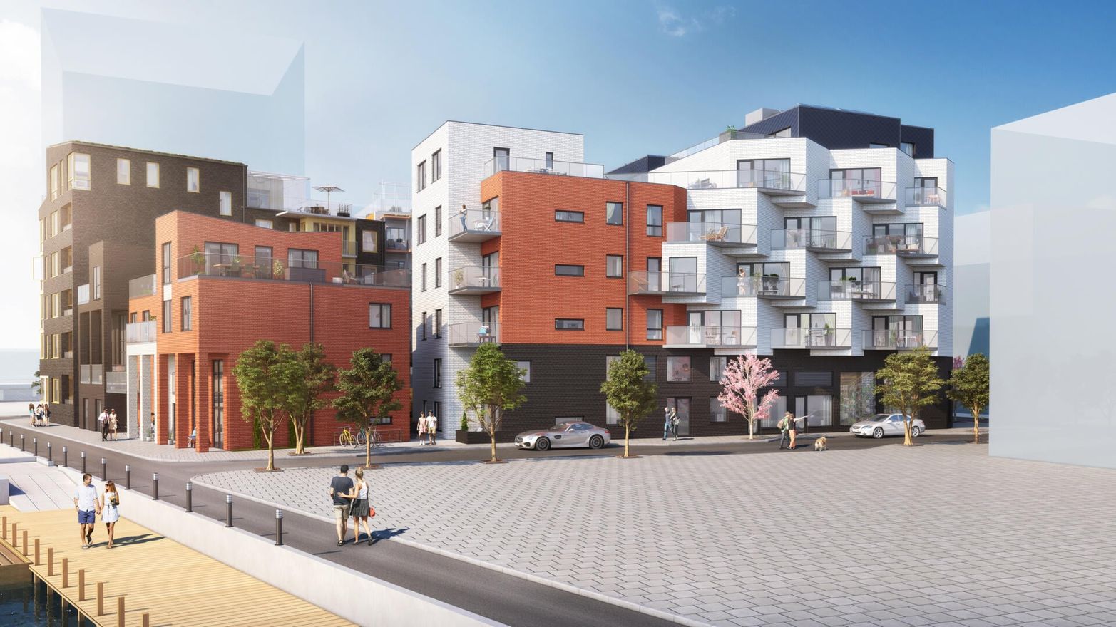 Exteriör bild över Granitor Properties bostäder Brf Oceanpiren i Helsingborg