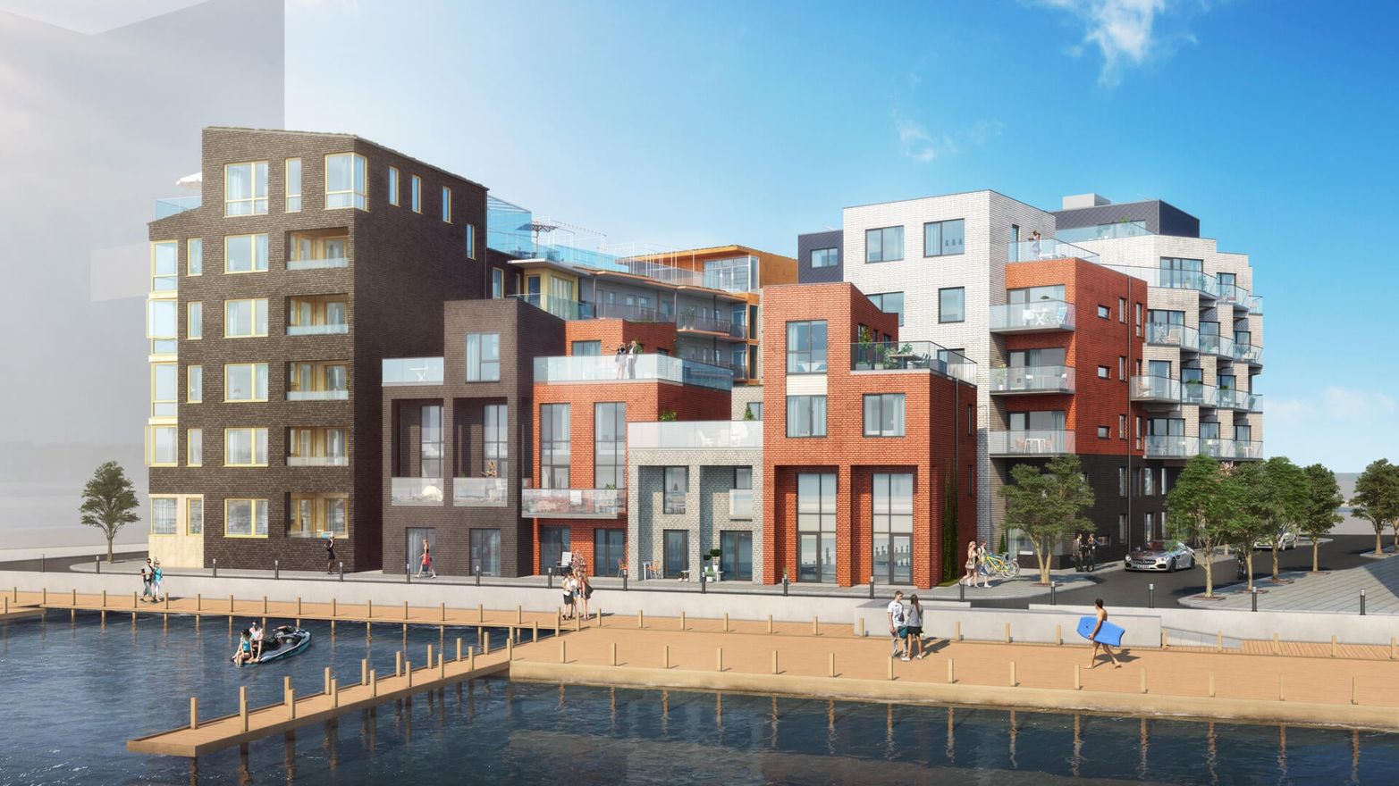 Exteriör bild över Granitor Properties bostäder Brf Oceanpiren i Helsingborg