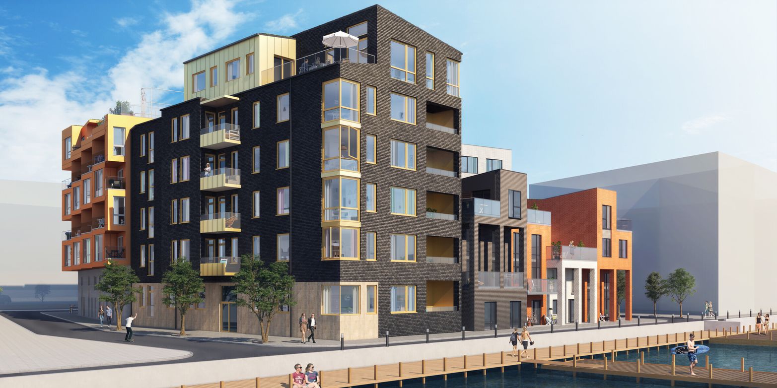 Exteriör bild över Granitor Properties bostäder Brf Oceanpiren i Helsingborg