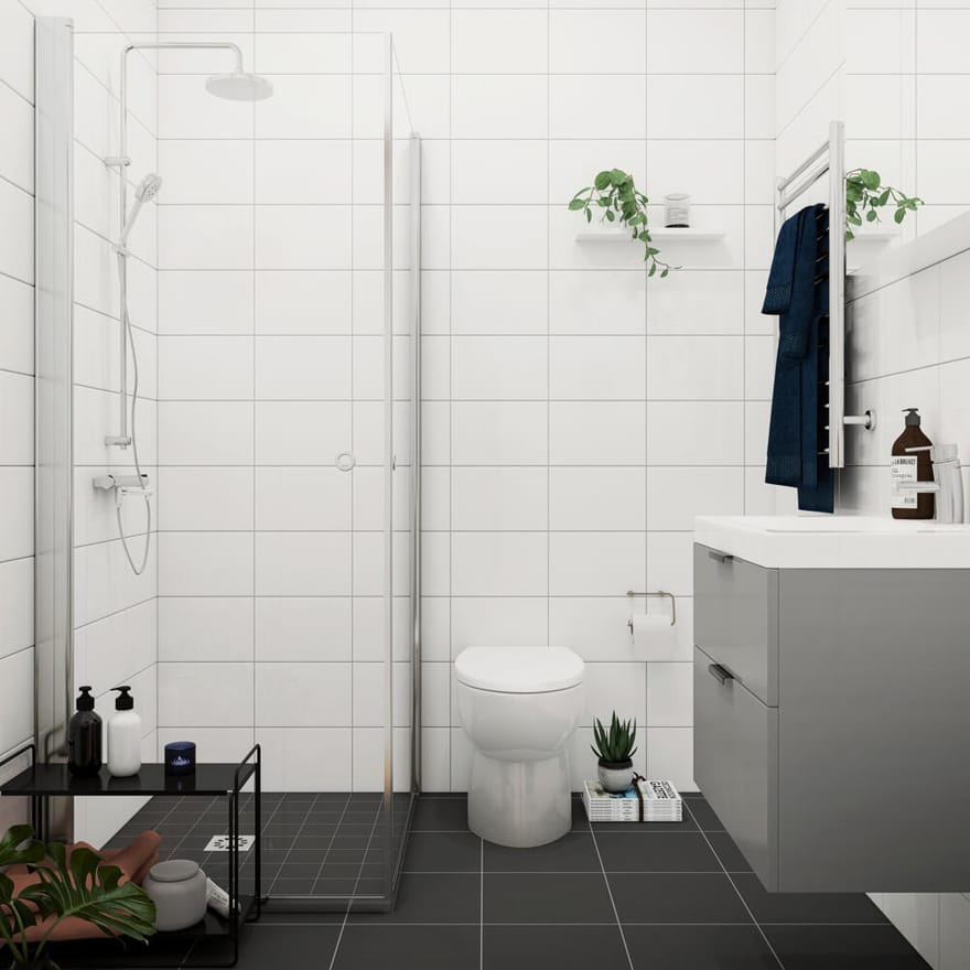 Interiör bild över Granitor Properties bostäder Brf Oceanpiren i Helsingborg