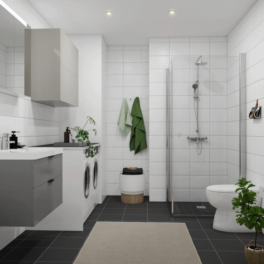 Interiör bild över Granitor Properties bostäder Oceanvillorna i Helsingborg