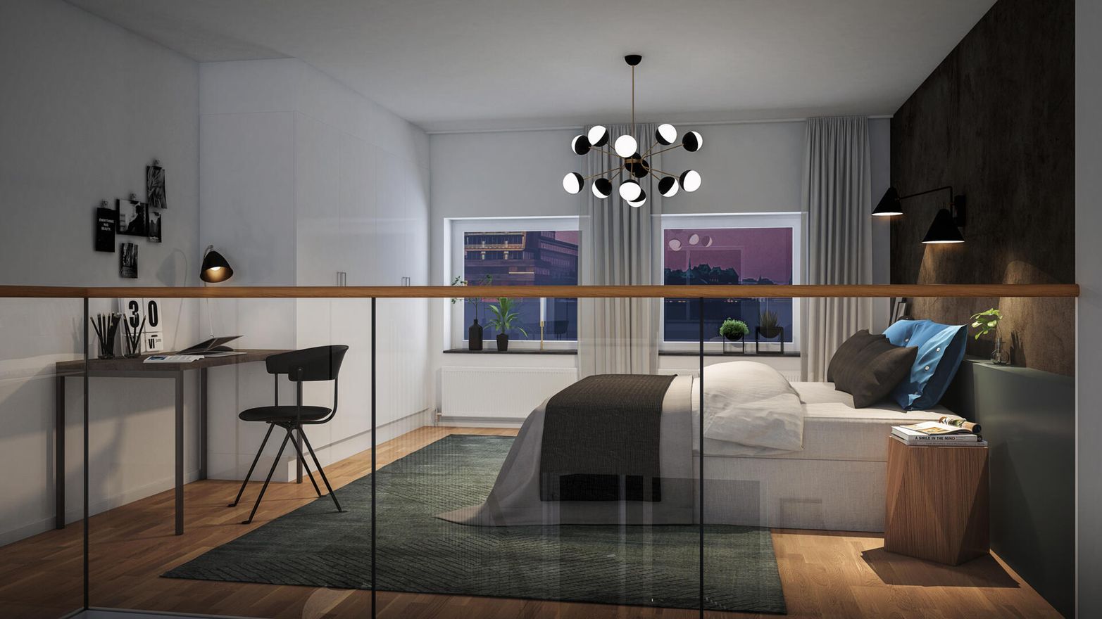 Interiör bild över Granitor Properties bostäder Brf Oceanpiren i Helsingborg