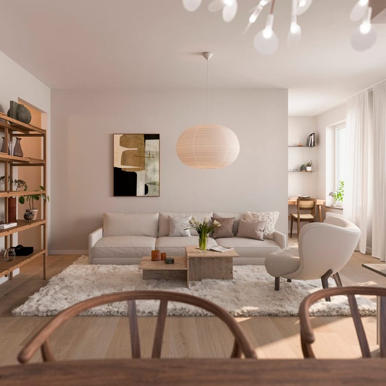 Interiör bild över Granitor Properties bostäder Brf Strandsnäckan i Landskrona