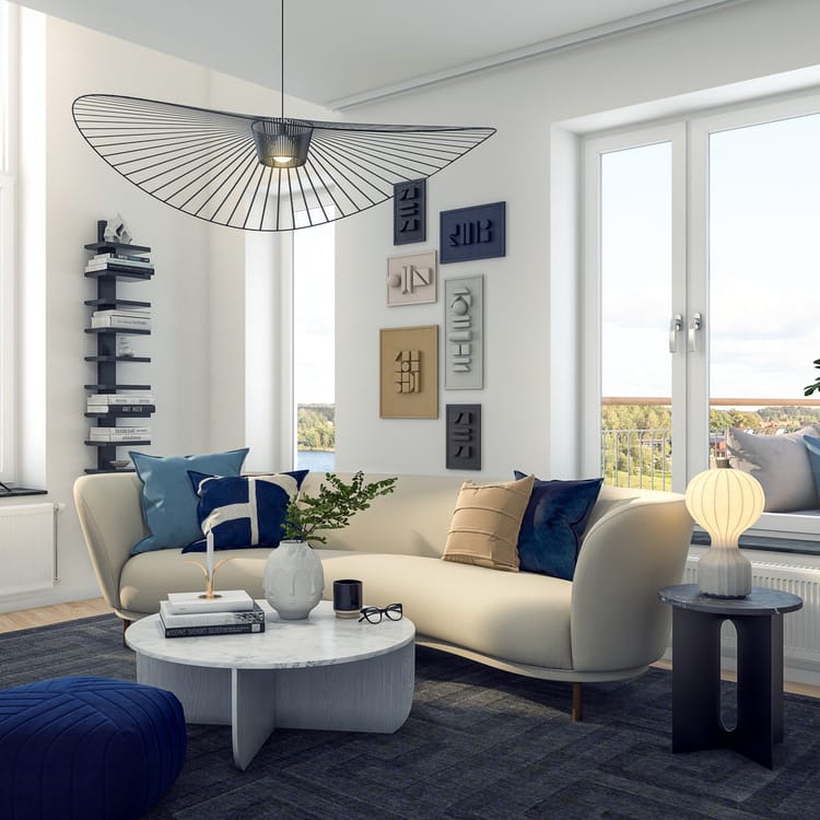 Interiör bild över Granitor Properties bostäder Brf Biologen 2 i Växjö