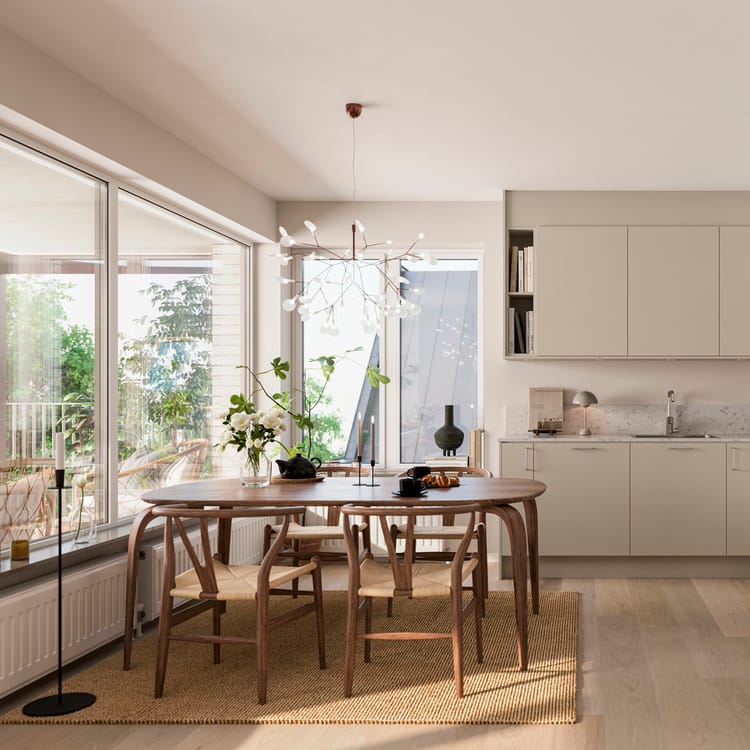 Interiör bild över Granitor Properties bostäder Brf Strandsnäckan i Landskrona