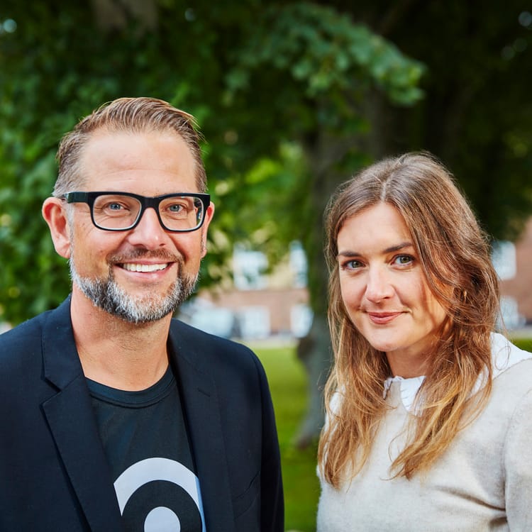 Mathias Persson, arkitekt och Caroline Cerbach, projektchef