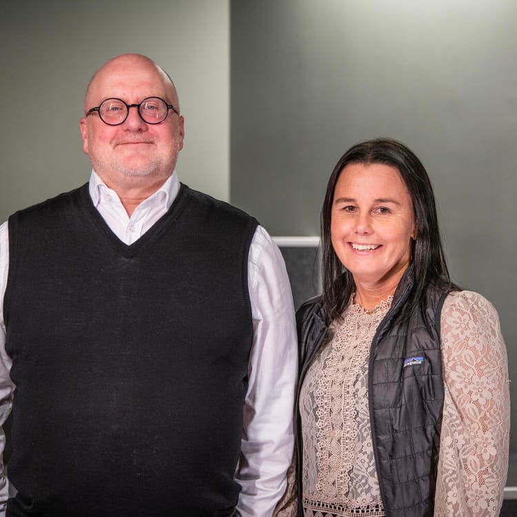 Sten Lindquist och Maria Ekström från Granitor Properties