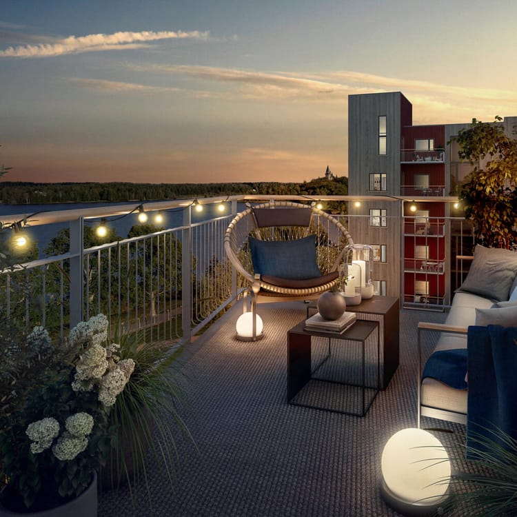 Exteriör bild över Granitor Properties bostäder Brf Biologen 1 i Växjö