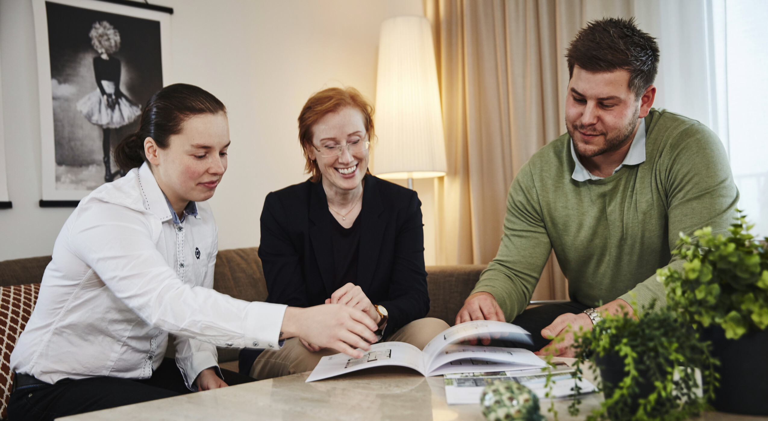 Natalija Cincarevic, Eva Johansson och Linus Gustafsson